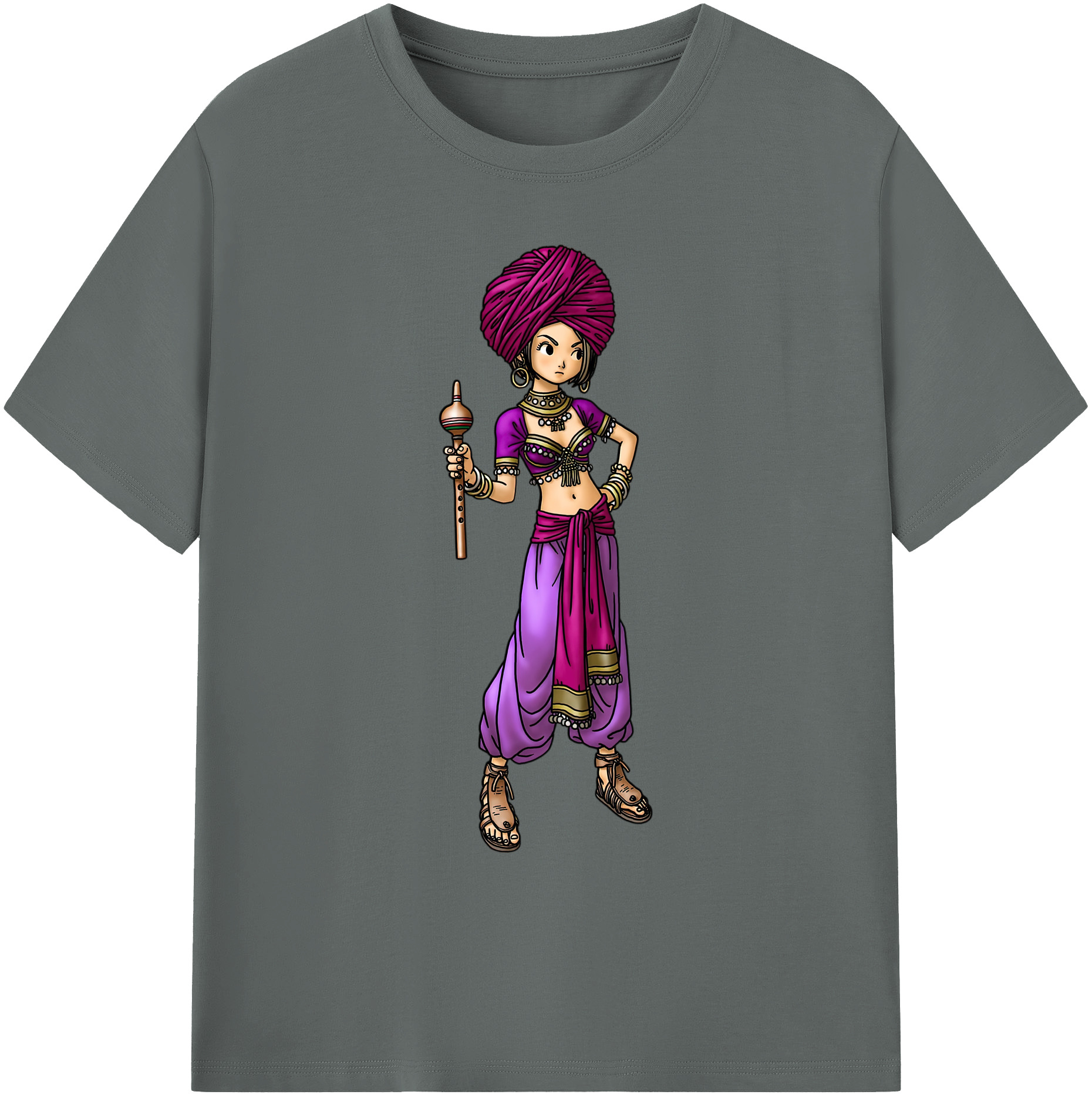 （画像用） ドラゴンクエスト Doragon Kuesuto Dragon Quest 綿100％ メンズ半袖Tシャツ｜肌触りやわらか＆通気性